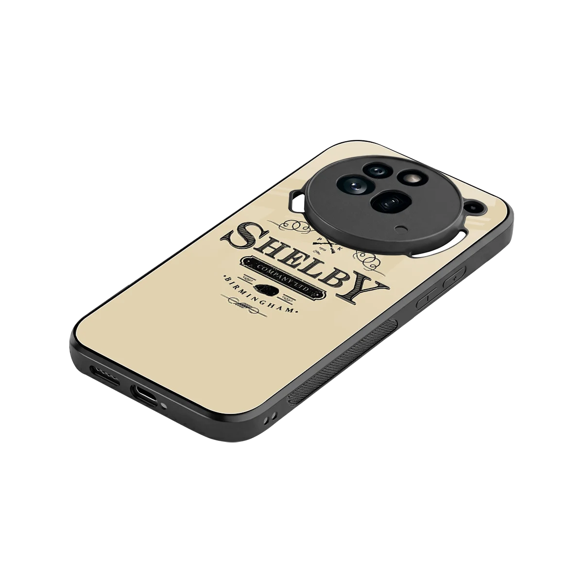 Shelby stylish phone case for nothing phone 3a pro | glossy glass and slim fit