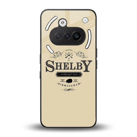 Shelby back phone cover | glass case for nothing phone 3a