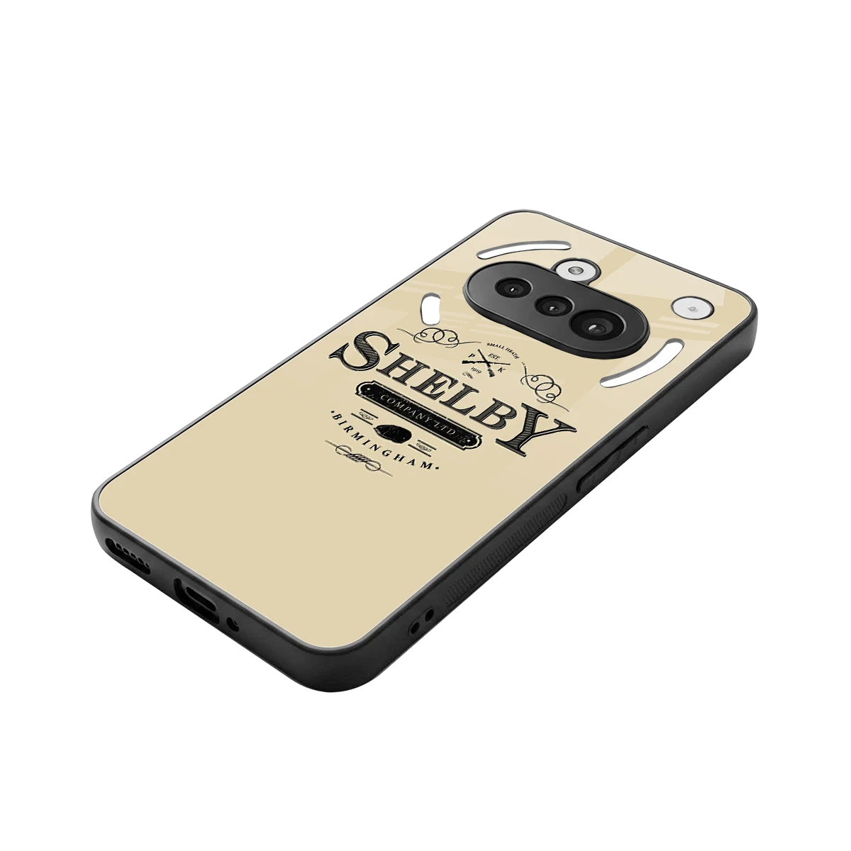 Shelby stylish phone case for nothing phone 3a | glossy glass and slim fit