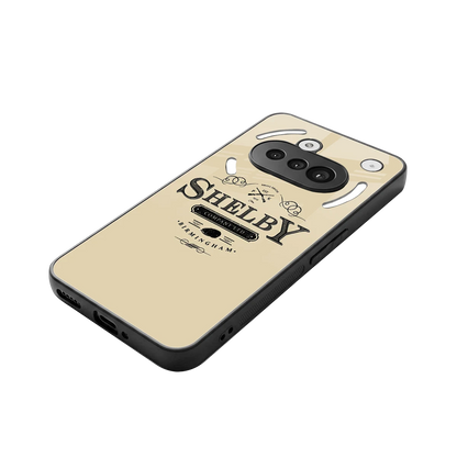 Shelby stylish phone case for nothing phone 3a | glossy glass and slim fit