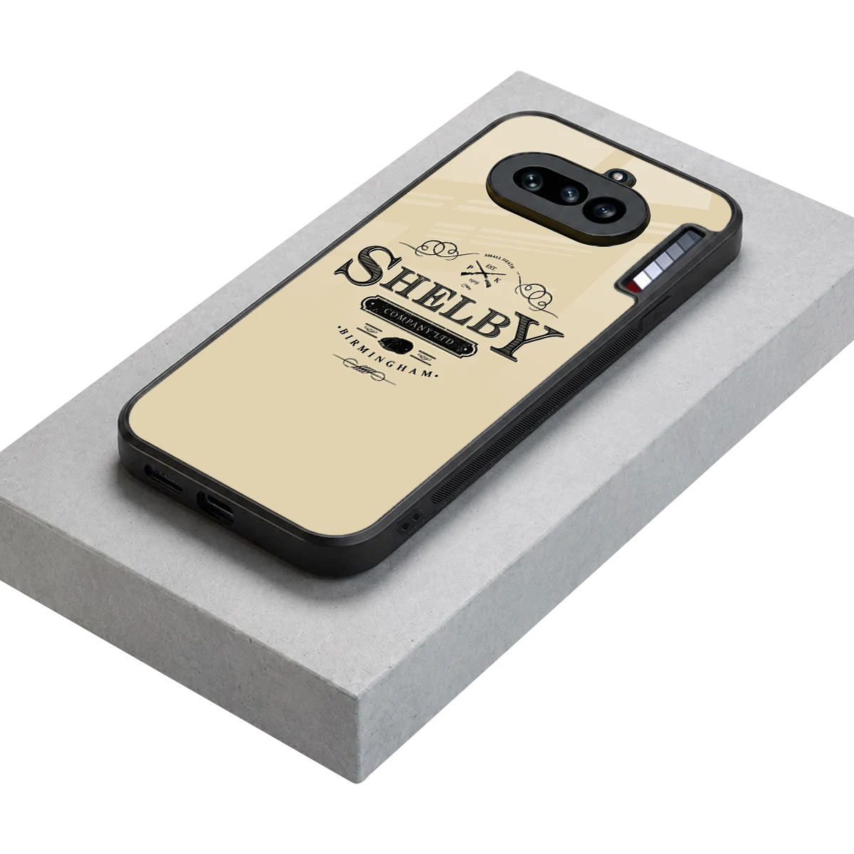 Shelby stylish phone case for nothing phone 4a | glossy glass and slim fit