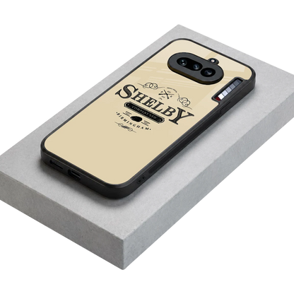 Shelby stylish phone case for nothing phone 4a | glossy glass and slim fit
