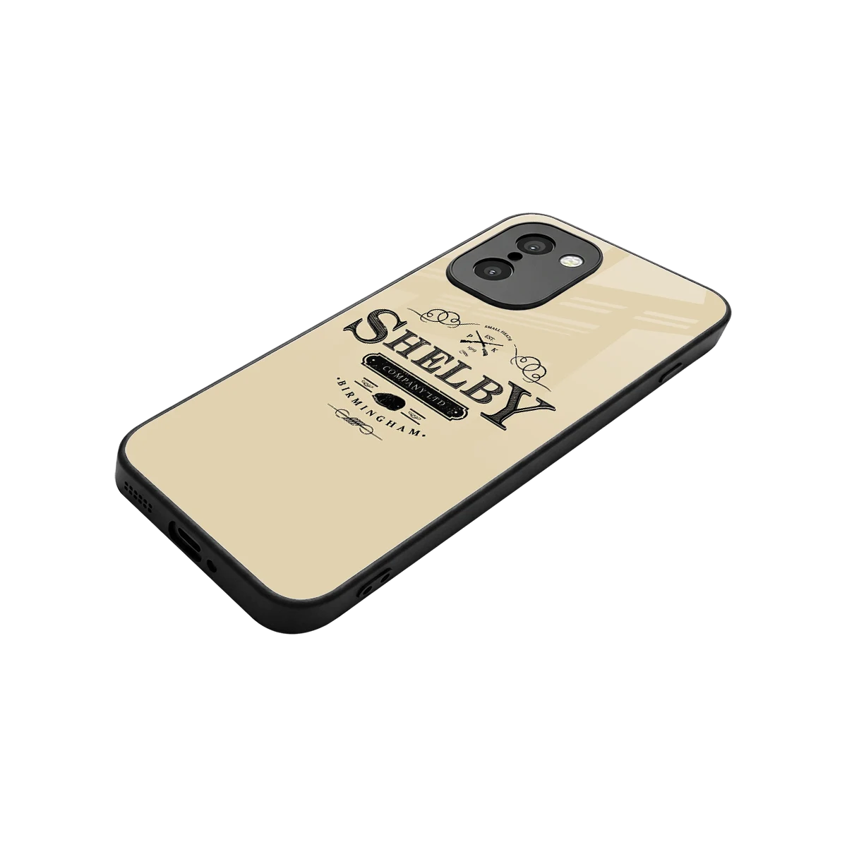 Shelby stylish phone case for oneplus 15r | glossy glass and slim fit