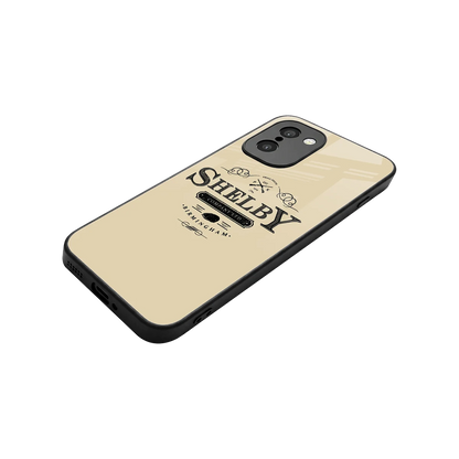 Shelby stylish phone case for oneplus 15r | glossy glass and slim fit