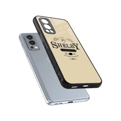 Shelby sleek oneplus nord 2 cover with tempered glass back and TPU edges