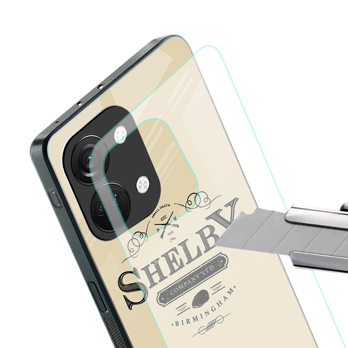 Shelby stylish phone case for oneplus nord 3 | glossy glass and slim fit