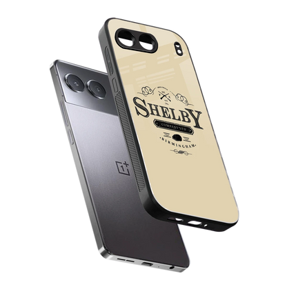 Shelby sleek oneplus nord 4 cover with tempered glass back and TPU edges