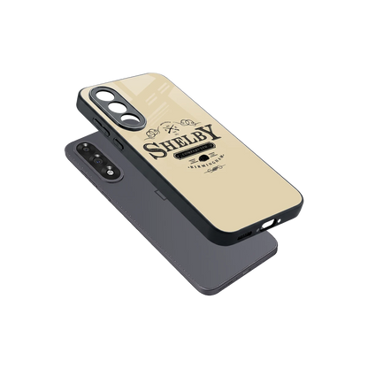 Shelby sleek oneplus nord 5 cover with tempered glass back and TPU edges