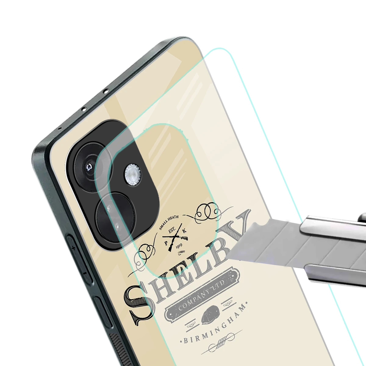 Shelby stylish phone case for oneplus nord ce 3 | glossy glass and slim fit