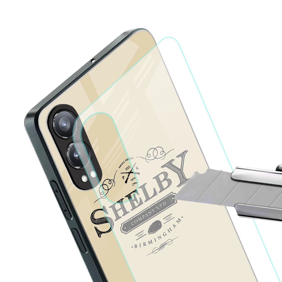 Shelby stylish phone case for oneplus nord ce 4 lite | glossy glass and slim fit
