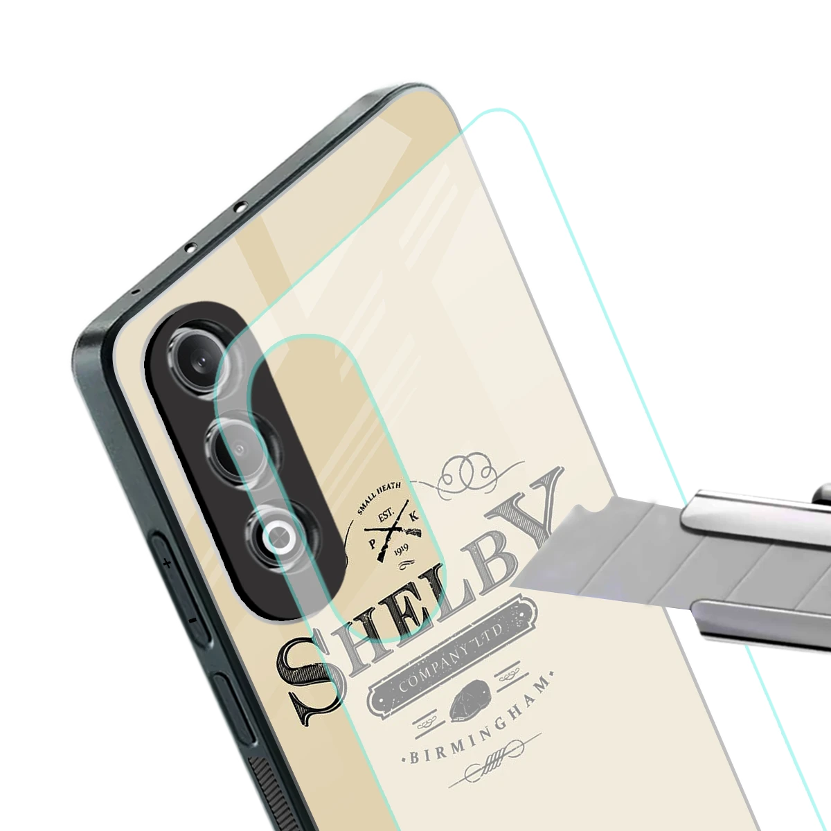 Shelby stylish phone case for oneplus nord ce 4 | glossy glass and slim fit