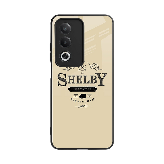 Shelby back phone cover | glass case for oppo a3 pro