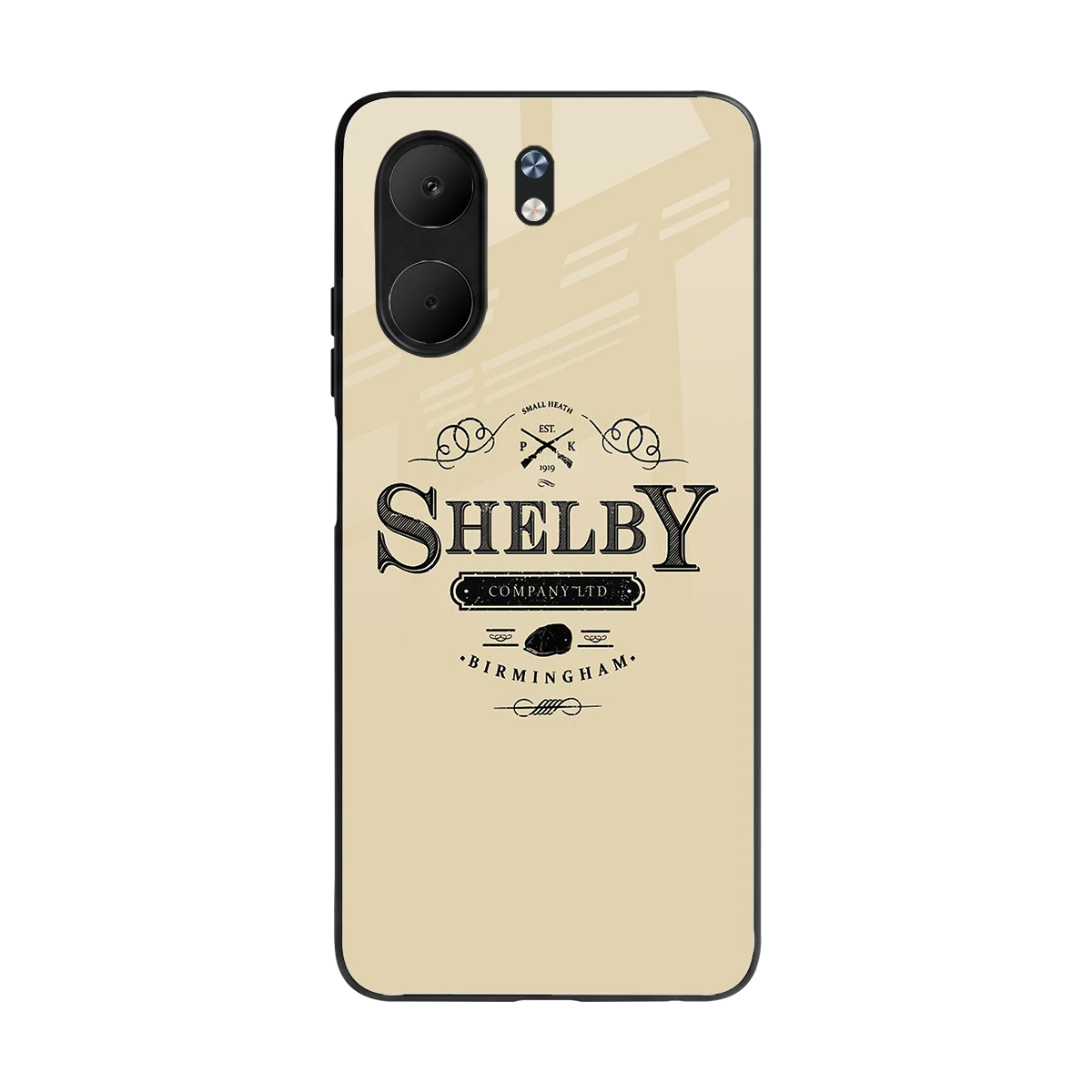 Shelby back phone cover | glass case for oppo a5x 5g