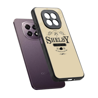 Shelby sleek oppo f29 5g cover with tempered glass back and TPU edges
