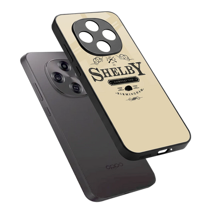 Shelby sleek oppo f31 pro 5g cover with tempered glass back and TPU edges