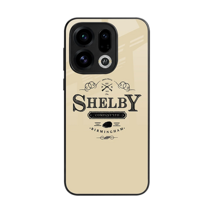 Shelby back phone cover | glass case for oppo find x9