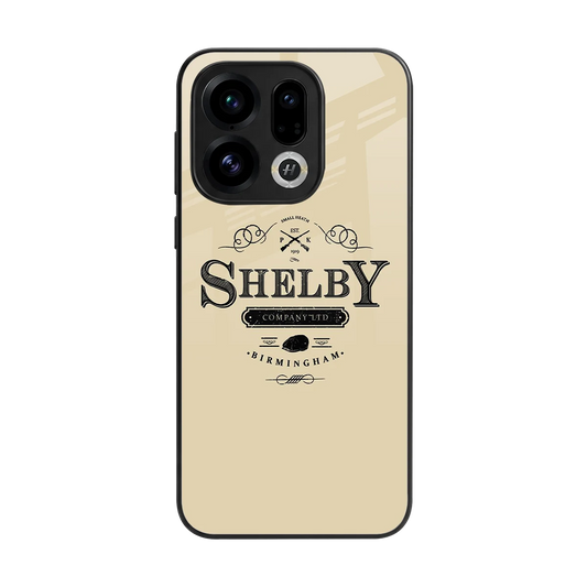 Shelby back phone cover | glass case for oppo find x9