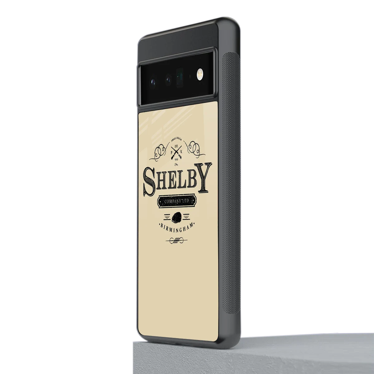 Shelby stylish phone case for google pixel 6 pro | glossy glass and slim fit