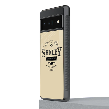 Shelby stylish phone case for google pixel 6 pro | glossy glass and slim fit