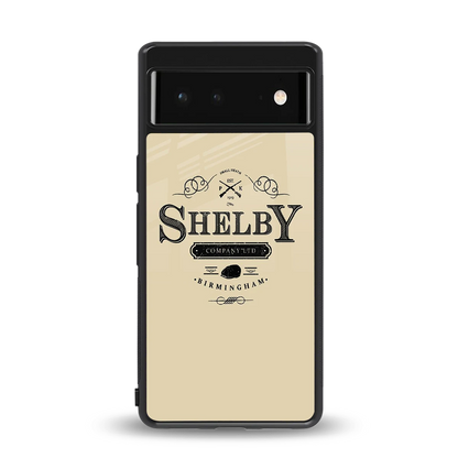 Shelby back phone cover | glass case for google pixel 6a