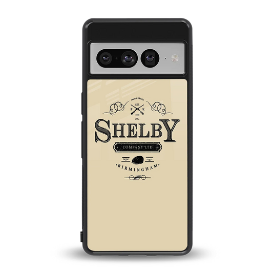Shelby back phone cover | glass case for google pixel 7 pro
