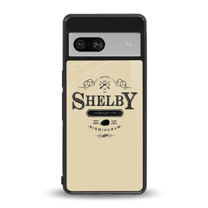 Shelby back phone cover | glass case for google pixel 7a