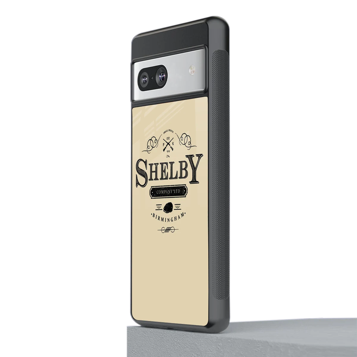 Shelby stylish phone case for google pixel 7a | glossy glass and slim fit