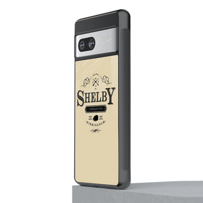 Shelby stylish phone case for google pixel 7 | glossy glass and slim fit