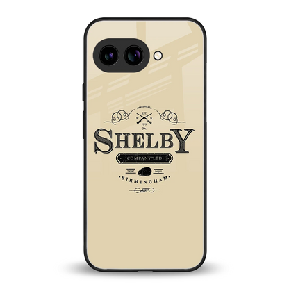 Shelby back phone cover | glass case for google pixel 9a