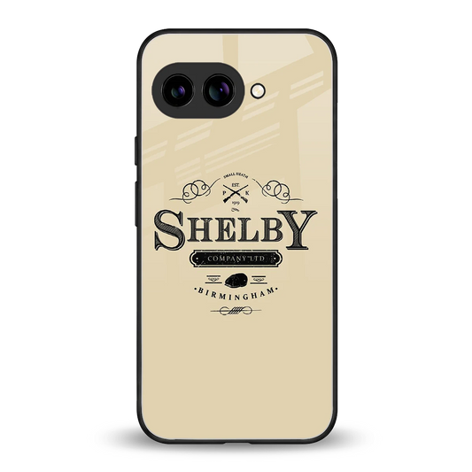 Shelby back phone cover | glass case for google pixel 9a