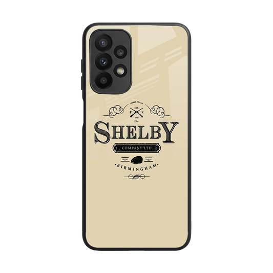 Shelby back phone cover | glass case for samsung galaxy a23