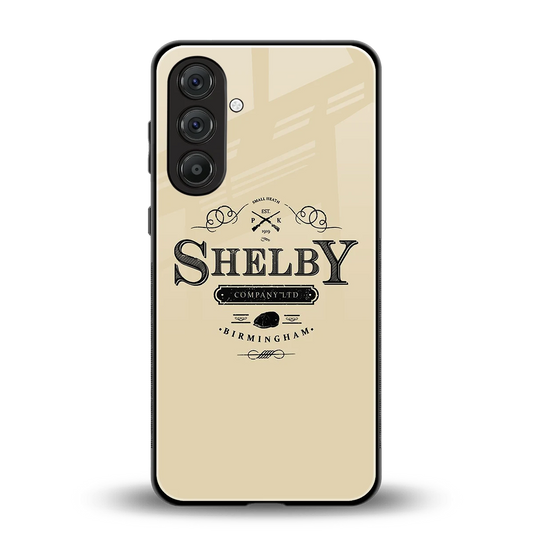 Shelby back phone cover | glass case for samsung galaxy m35 5g
