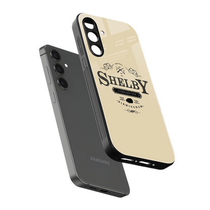 Shelby sleek samsung galaxy m34 5g cover with tempered glass back and TPU edges