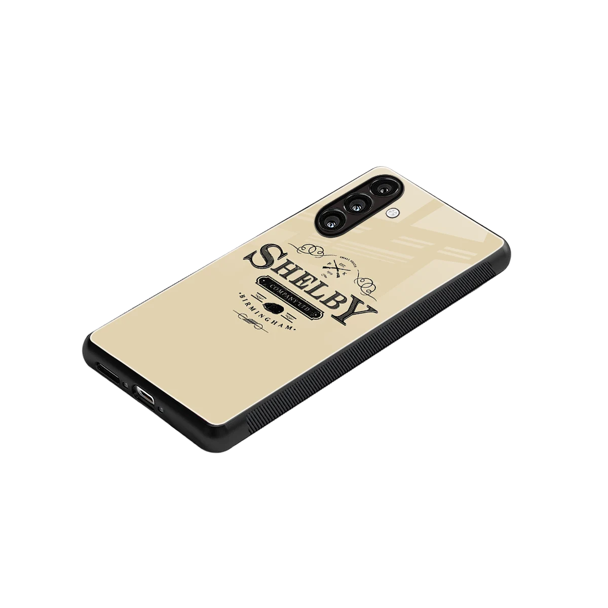 Shelby stylish phone case for samsung galaxy a14 5g | glossy glass and slim fit