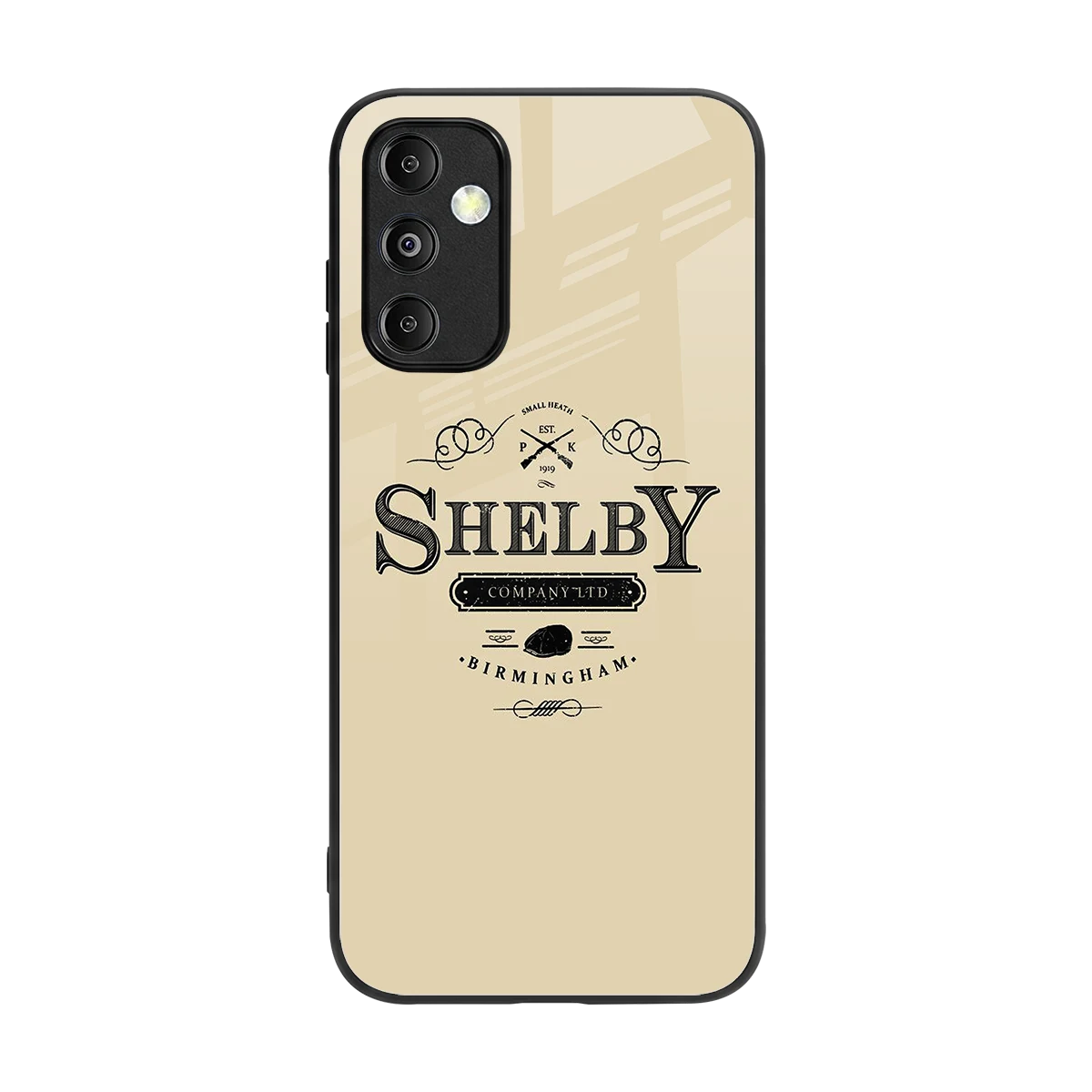 Shelby back phone cover | glass case for samsung galaxy m14 5g