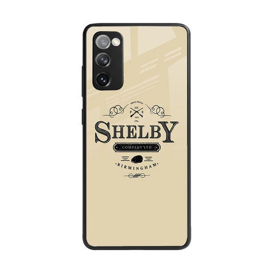 Shelby back phone cover | glass case for samsung galaxy s20 fe