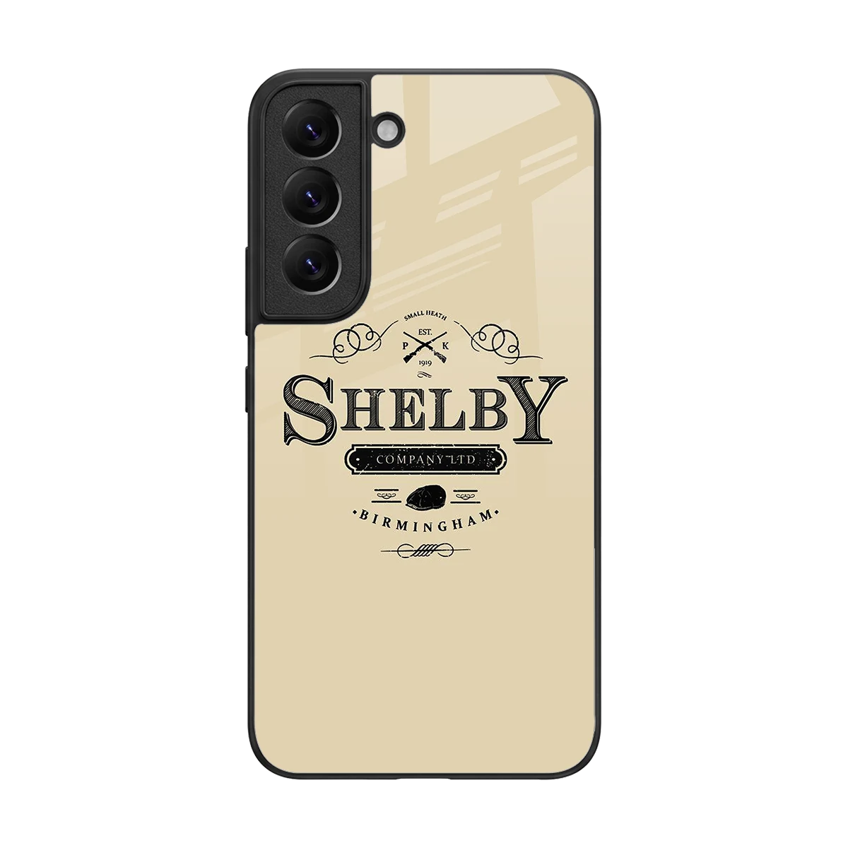 Shelby back phone cover | glass case for samsung galaxy s22