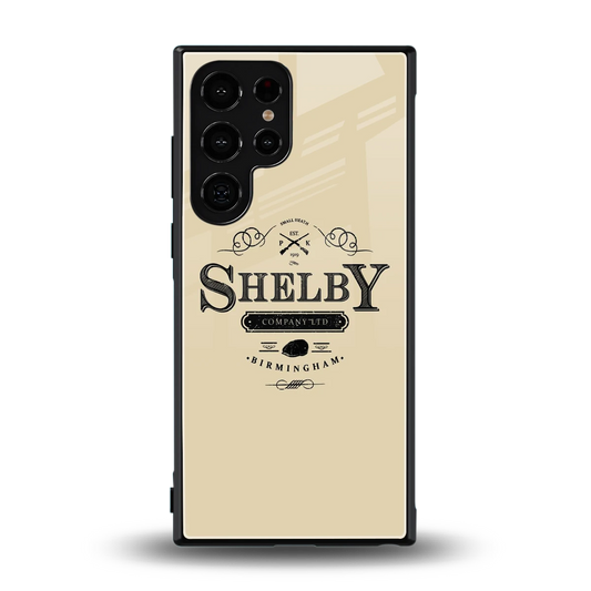Shelby back phone cover | glass case for samsung galaxy s23 ultra