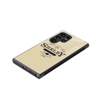 Shelby stylish phone case for samsung galaxy s24 ultra | glossy glass and slim fit