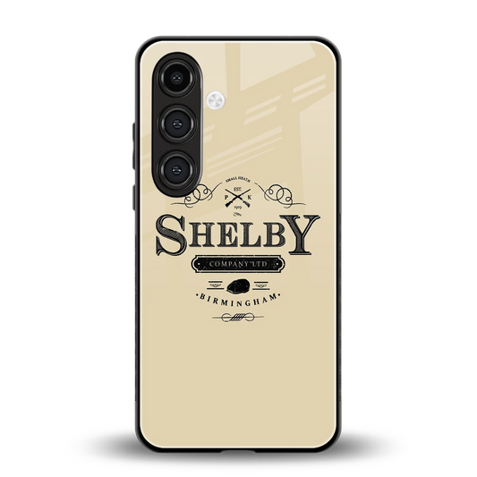 Shelby back phone cover | glass case for samsung galaxy s25