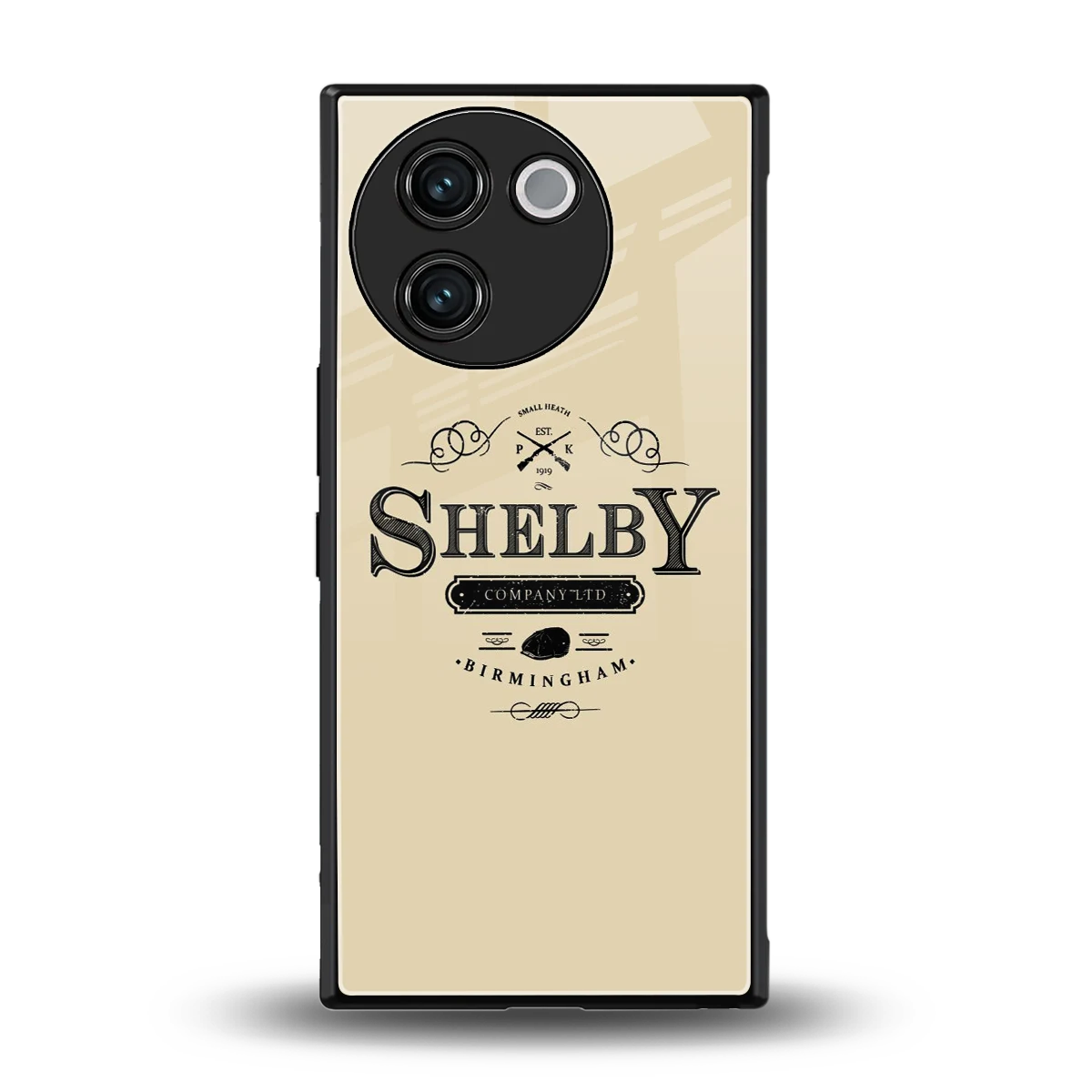 Shelby back phone cover | glass case for vivo v30e