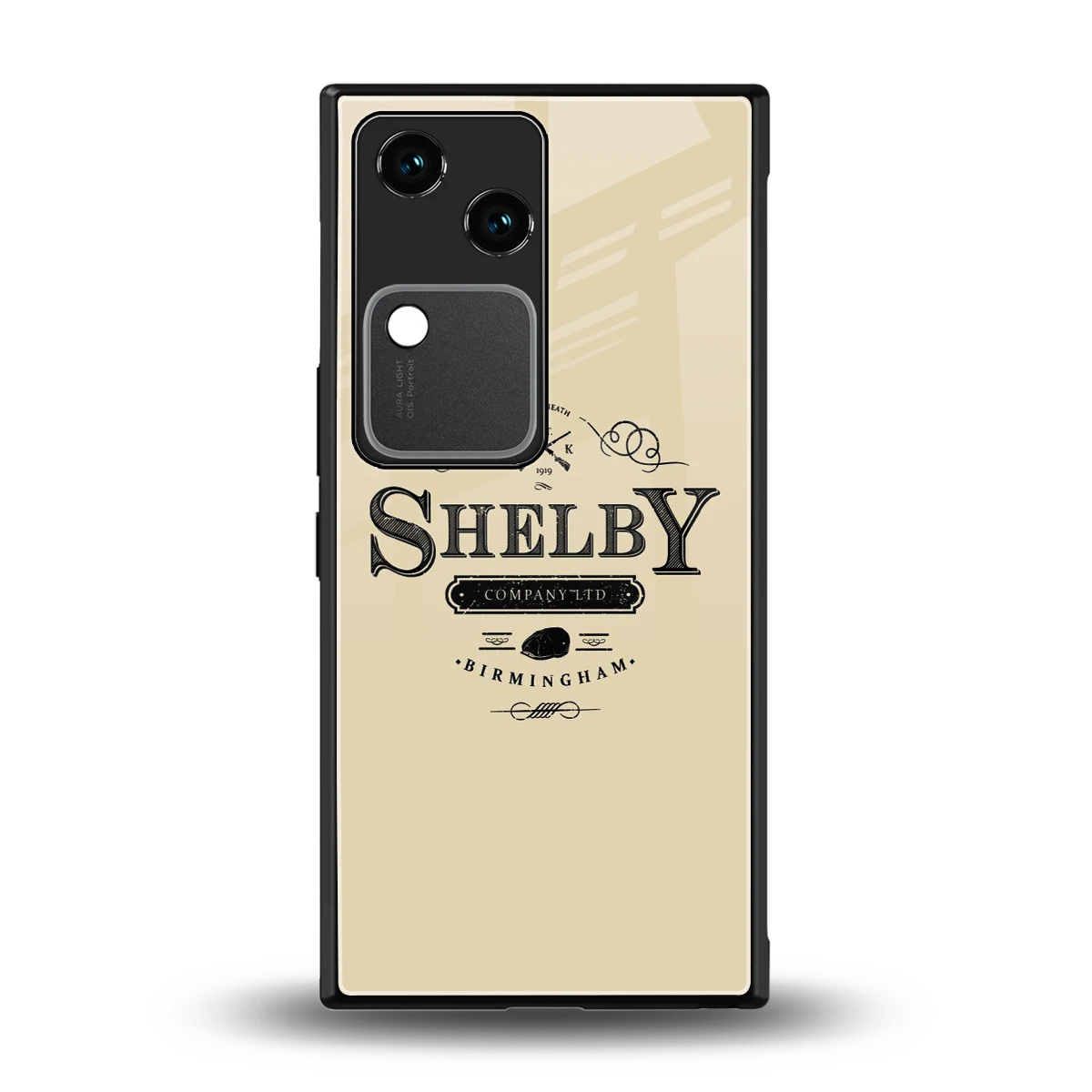 Shelby back phone cover | glass case for vivo v30