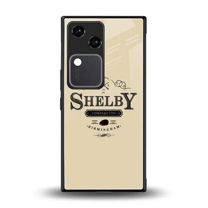 Shelby back phone cover | glass case for vivo v30