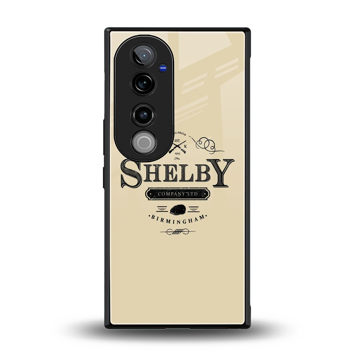 Shelby back phone cover | glass case for vivo v40 pro