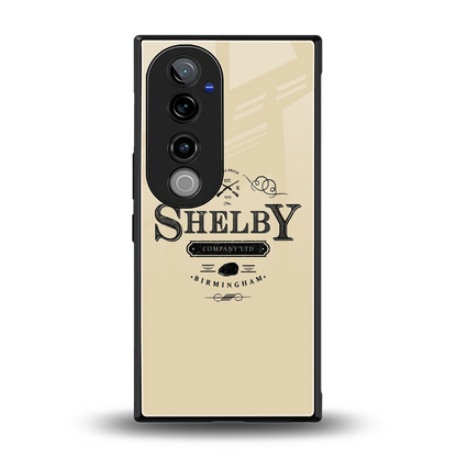 Shelby back phone cover | glass case for vivo v40 pro