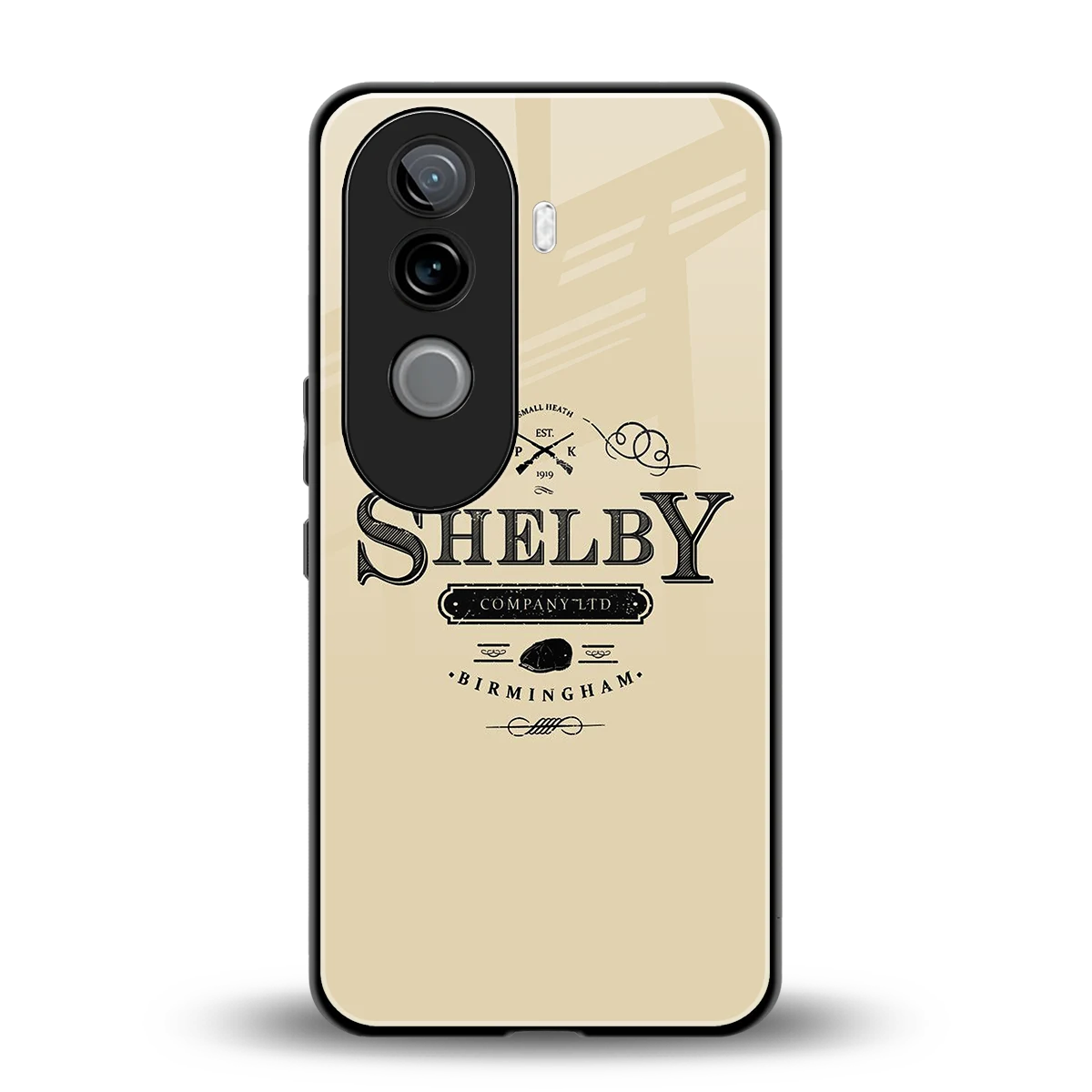 Shelby back phone cover | glass case for vivo v40e