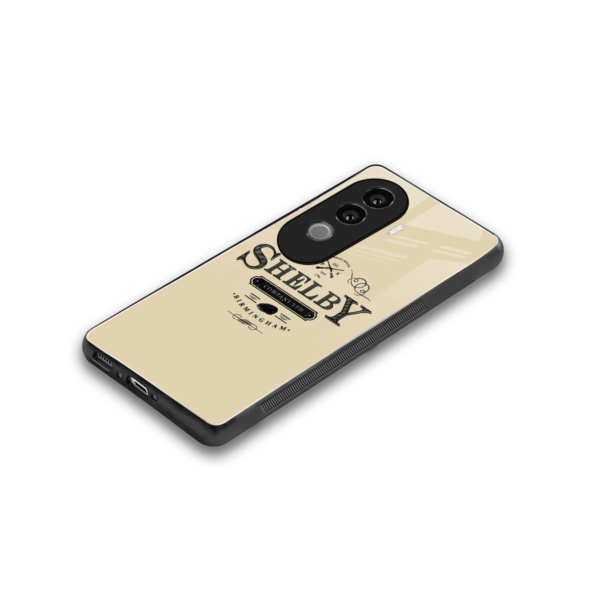 Shelby stylish phone case for vivo v40e | glossy glass and slim fit