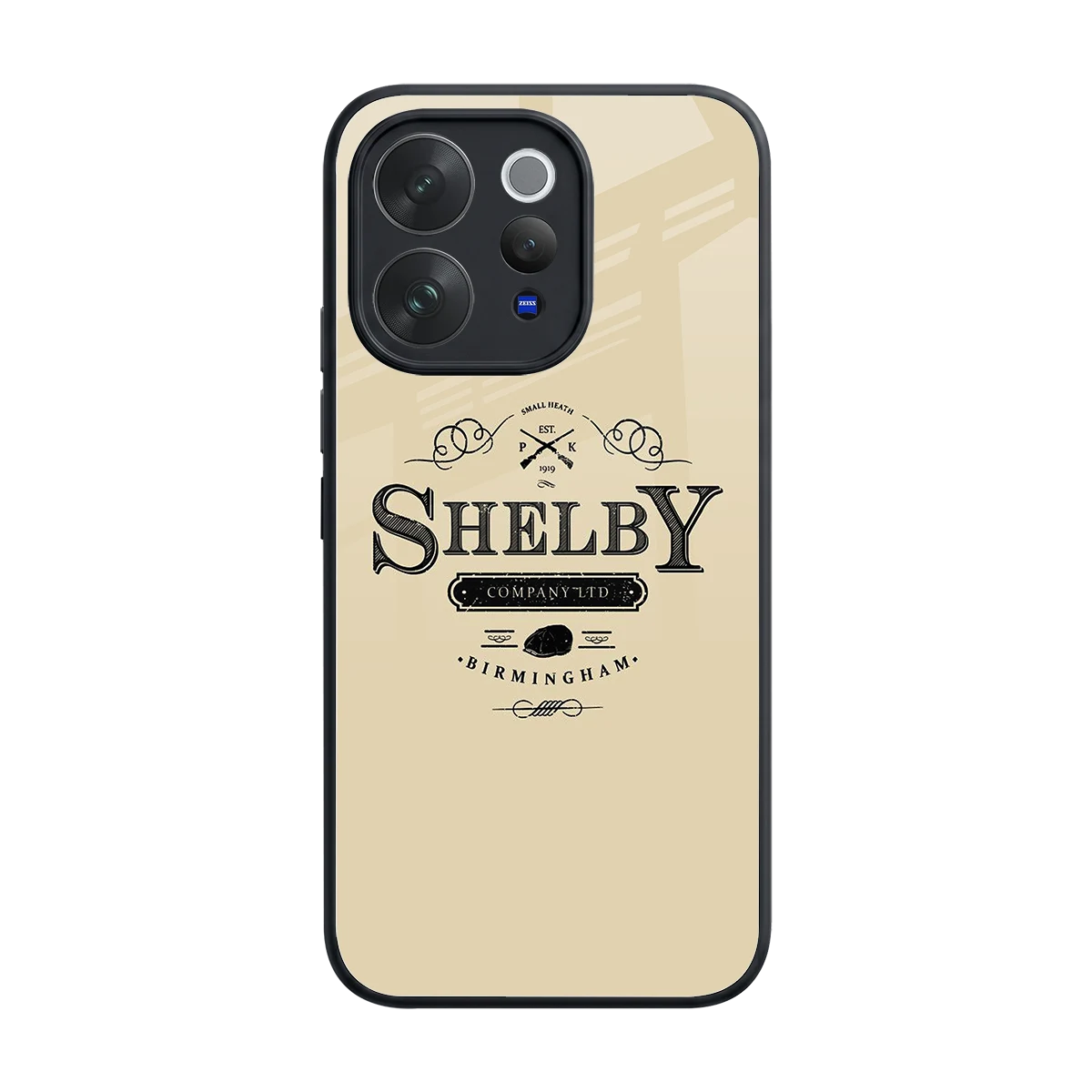 Shelby back phone cover | glass case for vivo v70