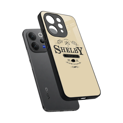 Shelby sleek vivo v70 elite cover with tempered glass back and TPU edges
