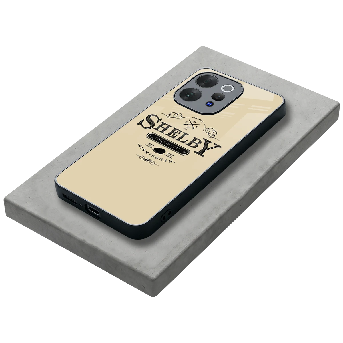 Shelby stylish phone case for vivo v70 elite | glossy glass and slim fit